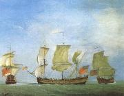 Monamy, Peter An english privateer in three positions oil painting picture wholesale